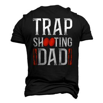 Shotgun Skeet Trap Clay Pigeon Shooting Dad Father Vintage Men's 3D T-Shirt Back Print | Mazezy