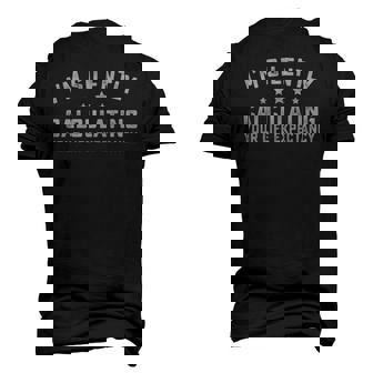 Im Silently Calculating Your Life Expectancy Actuary Men's 3D T-Shirt Back Print | Mazezy