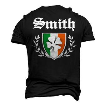 Smith Family Shamrock Crest Vintage Distressed Essential T Shirt Men's 3D T-shirt Back Print - Seseable