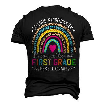 So Long Kindergarten Look Out First Grade Here I Come Men's 3D T-Shirt Back Print | Mazezy