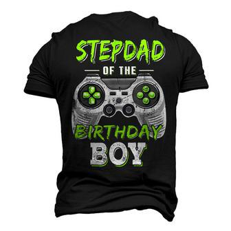 Stepdad Of The Birthday Boy Game Men's 3D T-shirt Back Print - Seseable