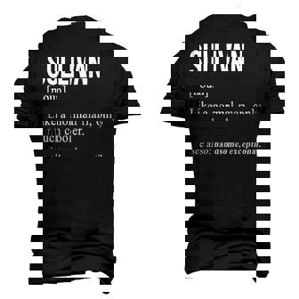 Sullivan Name Sullivan Definition Men's 3D T-shirt Back Print - Seseable