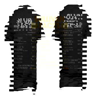 Sullivan Name Sullivan Facts Men's 3D T-shirt Back Print - Seseable