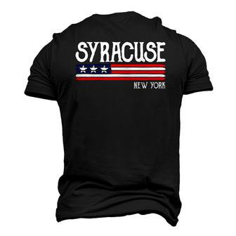 Syracuse New York City Ny Souvenir Men's 3D T-Shirt Back Print | Mazezy