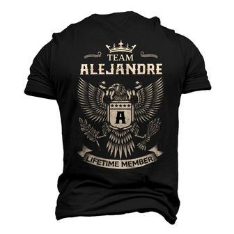 Team Alejandre Lifetime Member V5 Men's 3D T-shirt Back Print - Seseable