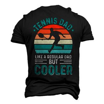 Tennis Dad Like A Regular Dad But Cooler Fathers Day Men's 3D Print Graphic Crewneck Short Sleeve T-shirt - Monsterry