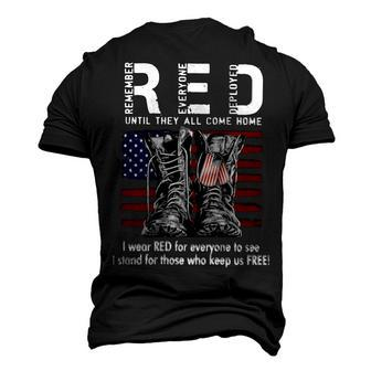 The Memory Of Silent Veterans RED Usa T-Shirt Men's 3D Print Graphic Crewneck Short Sleeve T-shirt - Monsterry