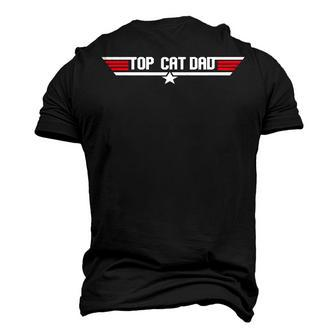 Top Cat Dad Cat Father 80S Fathers Day Men's 3D T-shirt Back Print - Seseable