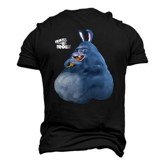 Tranz A Tronz Chubby Rabbit Men's 3D T-Shirt Back Print | Mazezy