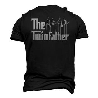 The Twinfather Father Of Twins Twin Daddy Parent Men's 3D T-Shirt Back Print | Mazezy