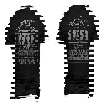 I Have Two Titles Dad And Ironworker And I Rock Them Both Men's 3D T-Shirt Back Print | Mazezy