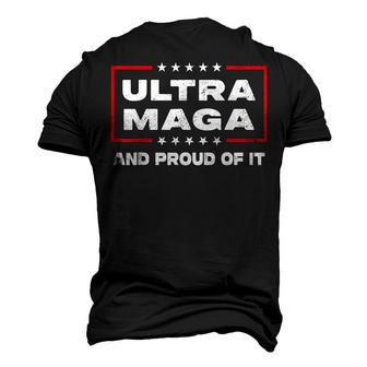 Ultra Maga Proud Ultra-Maga Men's 3D T-Shirt Back Print | Mazezy