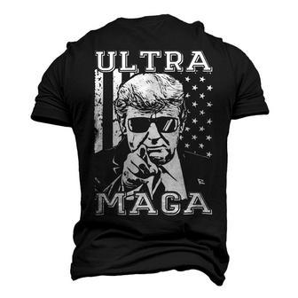 Ultra Maga Shirt Funny Anti Biden Us Flag Pro Trump Trendy Men's 3D Print Graphic Crewneck Short Sleeve T-shirt - Monsterry