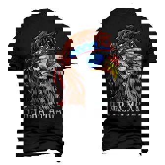 Ultra Maga Trump Sunglasses Eagle Head Usa Flag Bandana Men's 3D Print Graphic Crewneck Short Sleeve T-shirt - Monsterry