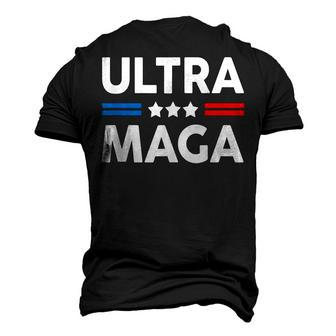 Ultra Mega Patriotic Trp Republicans Conservatives Apparel Men's 3D T-shirt Back Print - Seseable