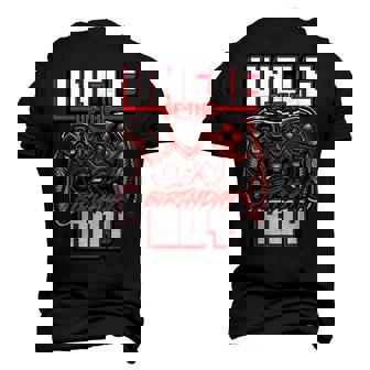 Uncle Of The Birthday Boy Matching Family Video Game Party Men's 3D T-shirt Back Print - Seseable