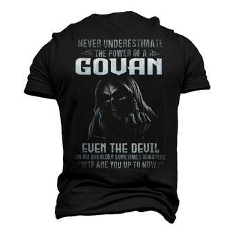 Never Underestimate The Power Of An Govan Even The Devil Men's 3D T-shirt Back Print - Seseable
