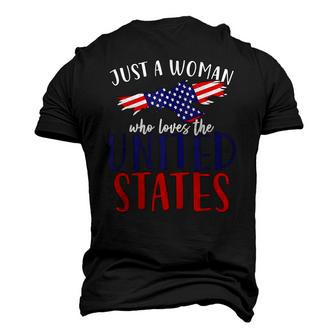 Us Flag Freedom United States Women American 4Th Of July Men's 3D T-Shirt Back Print | Mazezy