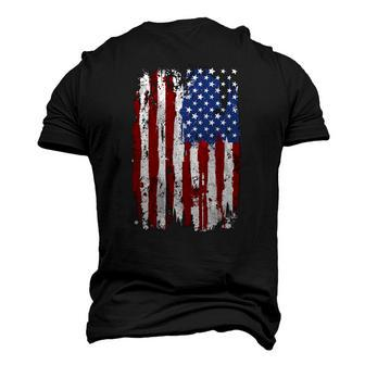 Usa American Flag 4Th Of July Patriotic United States Men's 3D T-Shirt Back Print | Mazezy