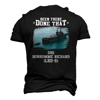 Uss Bonhomme Richard Lhd-6 Veterans Day Fathers Day Men's 3D T-Shirt Back Print | Mazezy
