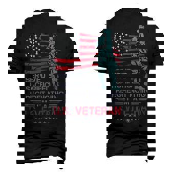 Veteran I Served I Sacrificed I Regret Nothing Im A Us Veteran 250 Navy Soldier Army Military Men's 3D Print Graphic Crewneck Short Sleeve T-shirt - Monsterry