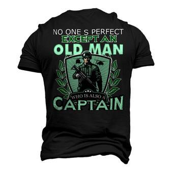 Veteran Veteran Tan Old Man Who Is Also A Captain T 112 Navy Soldier Army Military Men's 3D Print Graphic Crewneck Short Sleeve T-shirt - Monsterry