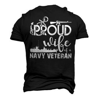 Veteran Veterans Day Proud Wife Of A Navy Veteran 344 Navy Soldier Army Military Men's 3D Print Graphic Crewneck Short Sleeve T-shirt - Monsterry DE