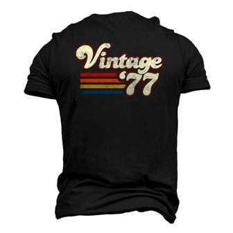 Vintage 1977 45Th Birthday Party Men's 3D T-Shirt Back Print | Mazezy