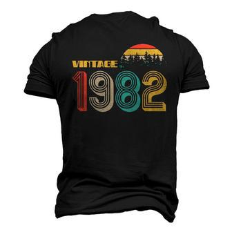 Vintage 1982 Sun Wilderness 40Th Birthday V2 Men's 3D Print Graphic Crewneck Short Sleeve T-shirt - Monsterry DE