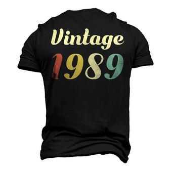 Vintage 1989 Birthday V2 Men's 3D T-shirt Back Print - Seseable