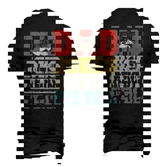 Vintage Dad Jokes Are How Eye Roll Happy Fathers Day Men's 3D T-Shirt Back Print | Mazezy