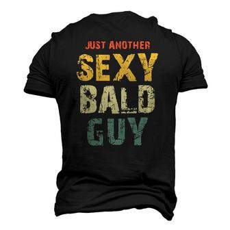 Vintage Just Another Sexy Bald Guy Men's 3D T-Shirt Back Print | Mazezy