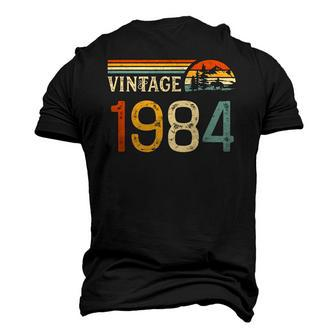 Vintage Made In 1984 38Th Birthday Retro Classic 1984 Men's 3D T-Shirt Back Print | Mazezy