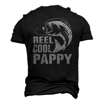 Vintage Reel Cool Pappy Fishing Fathers Day Men's 3D T-Shirt Back Print | Mazezy DE