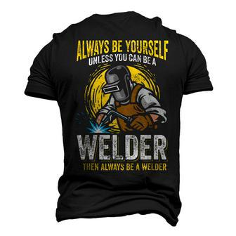 Welder Clothes For Men Welding V2 Men's 3D T-shirt Back Print - Seseable