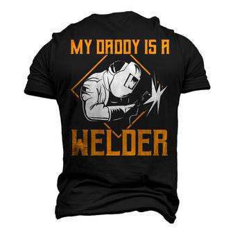 Welder Welding On Back Of Clothing V3 Men's 3D T-shirt Back Print - Seseable
