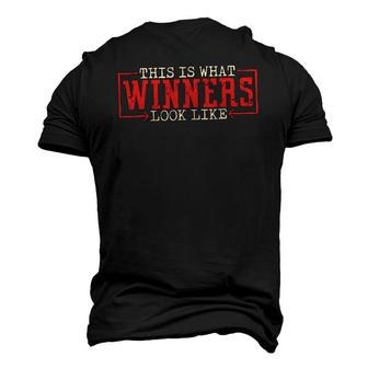 This Is What Winners Look Like Workout And Gym Men's 3D T-Shirt Back Print | Mazezy