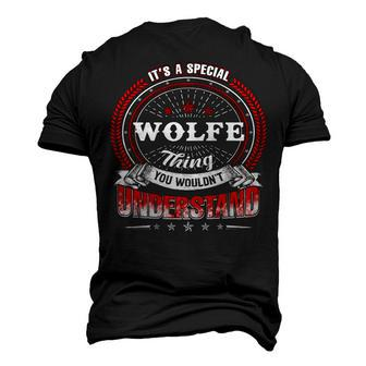 Wolfe Shirt Family Crest Wolfe T Shirt Wolfe Clothing Wolfe Tshirt Wolfe Tshirt For The Wolfe Men's 3D T-shirt Back Print - Seseable