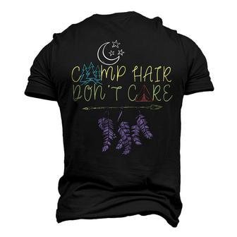 Womens Camp Hair Dont Care Camping Camper Awesome Gift T Shirt Men's 3D Print Graphic Crewneck Short Sleeve T-shirt - Monsterry CA