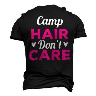 Womens Funny Camping Music Festival Camp Hair Dont Care T Shirt Men's 3D Print Graphic Crewneck Short Sleeve T-shirt - Monsterry AU