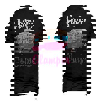 Womens Happy Glamper Camping Lover Girl Camper Camp Vacation Shirt T Shirt Men's 3D Print Graphic Crewneck Short Sleeve T-shirt - Monsterry