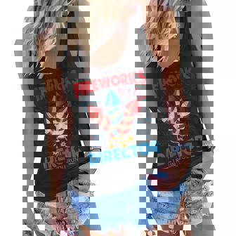 4Th Of July - Fireworks Director I Run You Run Fourth July Women Flowy Tank - Seseable