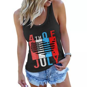 4Th Of July Usa Patriotic Family Matching Mom Dad Boy Girl Women Flowy Tank - Seseable