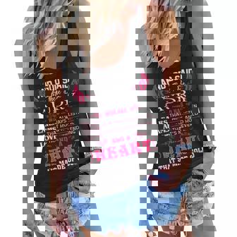 Audry Name Gift And God Said Let There Be Audry Women Flowy Tank - Seseable