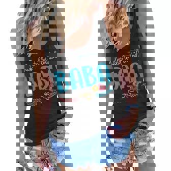 Baba Grandma Gift Blessed To Be Called Baba Women Flowy Tank | Seseable CA