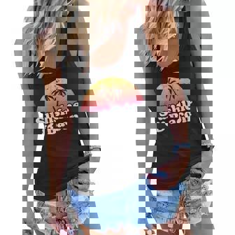 Bacon Gift - Sunshine And Bacon Women Flowy Tank | Mazezy