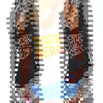 Big Brother Protector Hero Brother Women Flowy Tank | Mazezy