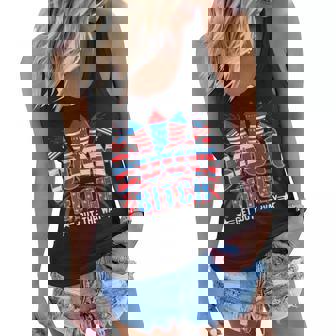 Bitch Get Out The Way Boom Firework 4Th Of July Men Women Women Flowy Tank | Seseable UK