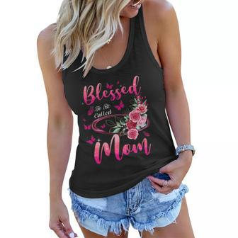 Blessed To Be Called Mom Cute Mothers Day Women Flowy Tank | Mazezy