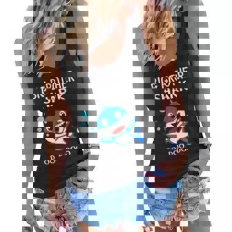 Brother Shark Halloween Christmas Boys Men Family Women Flowy Tank | Mazezy